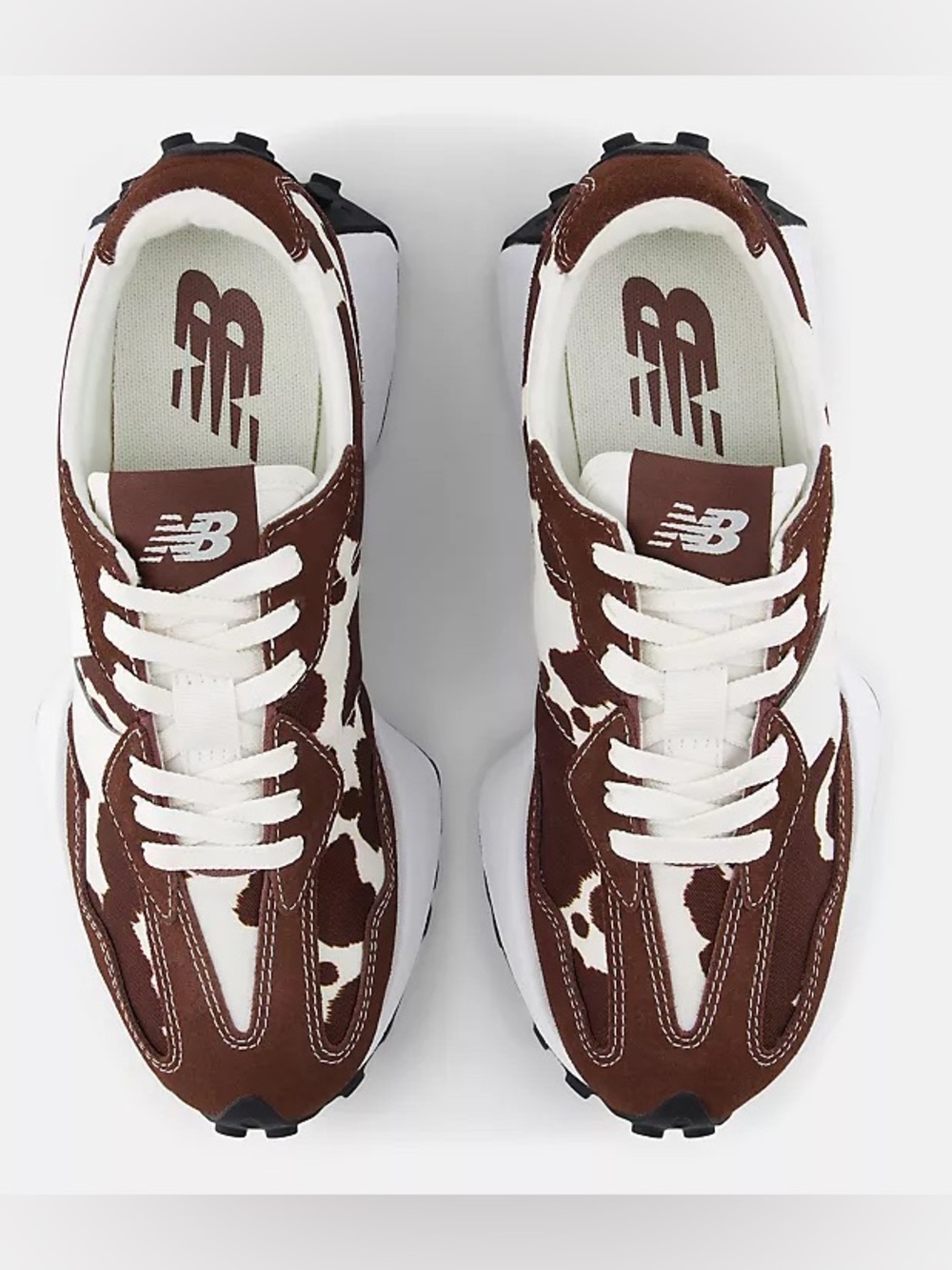 🤎🐄 NEW BALANCE 327 BROWN COW PRINT 🤎🐄 - Picture 3 of 4
